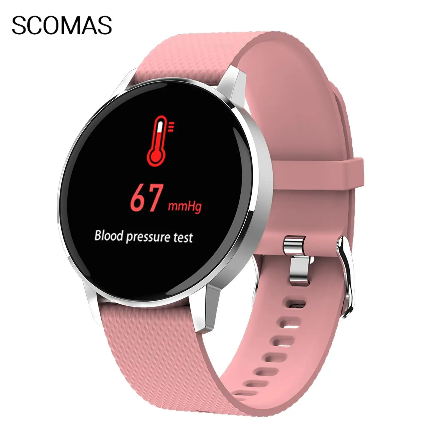

SCOMAS smart watch men Blood pressure Heart rate monitor fashion sport watch Fitness tracker for men women kid Smartwatch