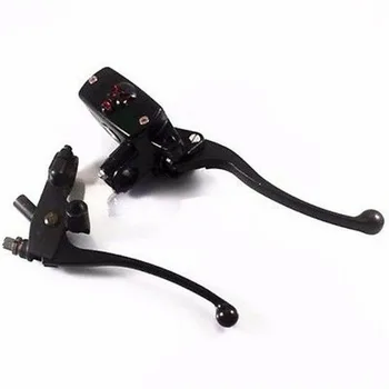 

Black 1" Skull Brake Clutch Lever Cruiser Chopper Bobber Cafe Racer Rat Custom
