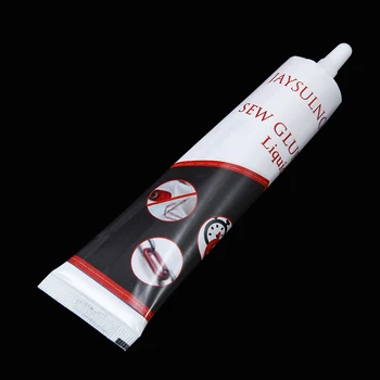 

50g Sew Glue Liquid Fabric Clothes Repair Glue Adhesive Fast Curing No Irritation High Viscosity Strength Superglue For Textiles
