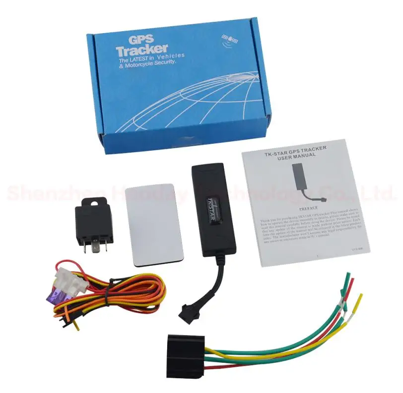 With Box TK806 Мини GSM gps трекер локатор для автомобиля мотоцикла устройство слежения с онлайн системой слежения программное обеспечение использовать DC10V-80V - Цвет: With Box