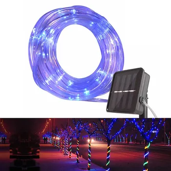 

7m 50 LED Rope Fairy Lights Solar Lamp Outdoor Lighting String Solar Power Light for Garden Decoration Street Garlands Christmas