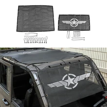 Для автомобильных крыш тент от солнца для Jeep Wrangler JL Автомобильный багажник на крыше анти-УФ солнцезащитные очки для защиты от солнца сетка для теплоизоляции для Jeep JL аксессуары