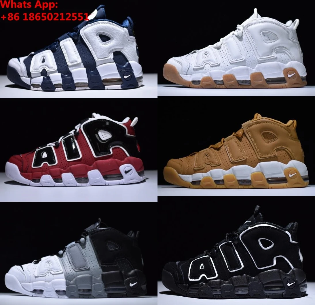 

Air More Uptempo QS Olympic Bulls UNC Black Mens Women Basketball Shoes Cheap 3M Scottie Sneakers