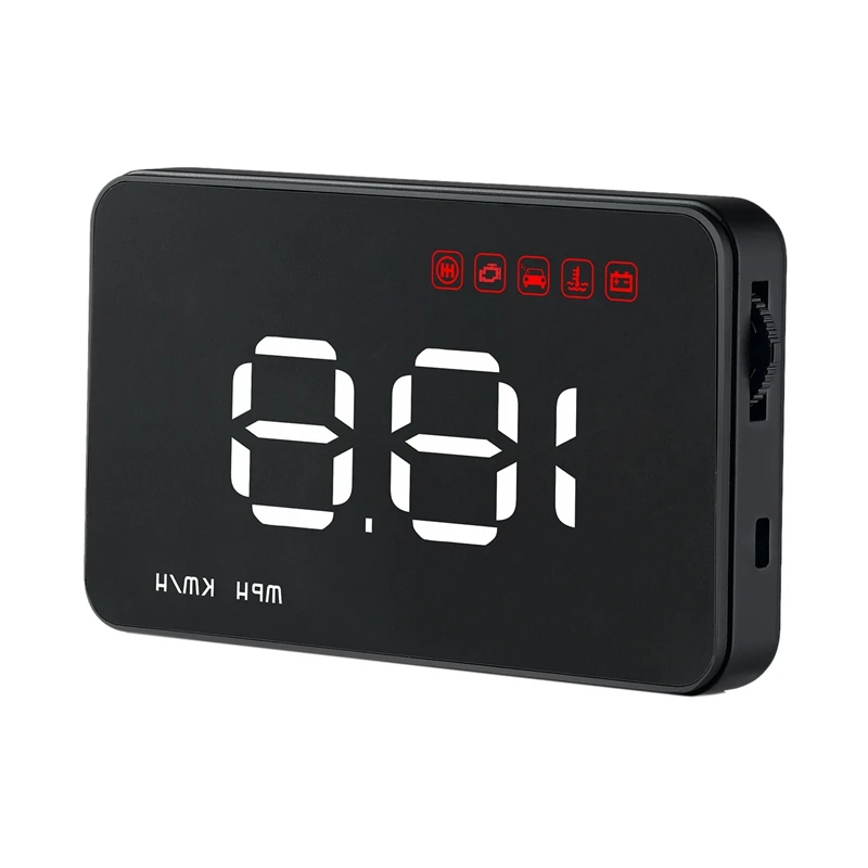 Автомобильный Hud Дисплей Obd2 Gps Скорость Дисплей Скорость Предупреждение Sys A100