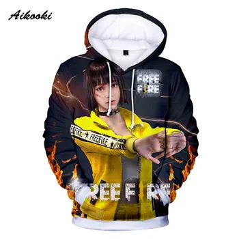 

Free Games Fire Hoodie Men and Women 3D Sweatshirt Full Version Fashion Casual Men's Hooded Fireless Polluver Sportswear Jacket