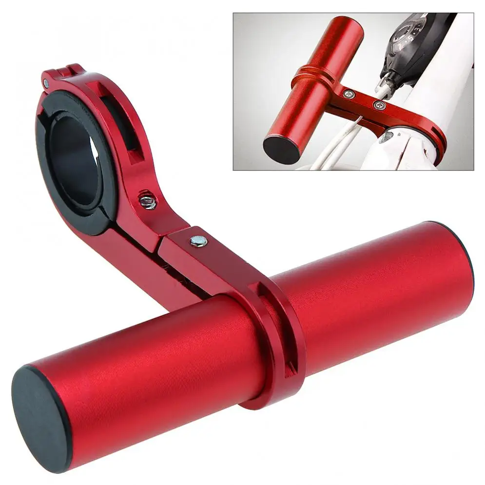 Алюминиевый сплав красный велосипедный горный велосипед руль расширитель кронштейн держатель подставка с одним креплением для велоспорта