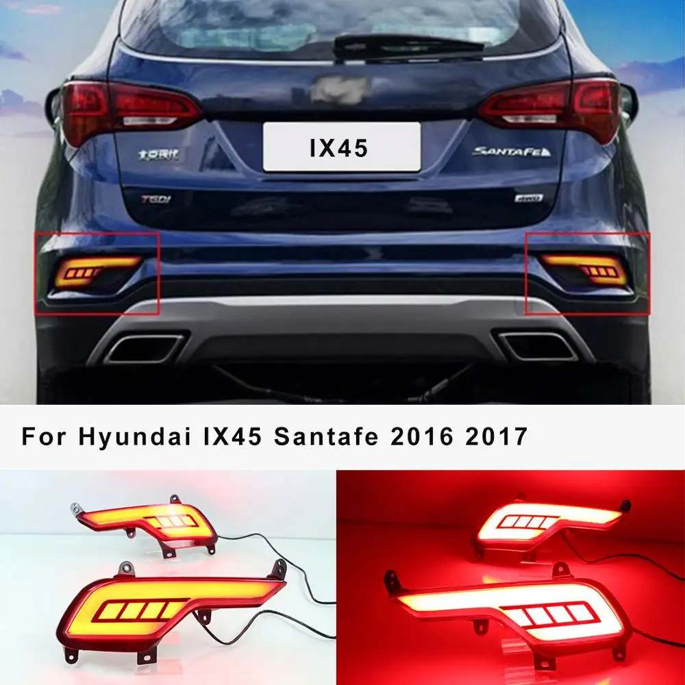 

For Hyundai IX45 Santafe 2016 2017 2018 Rear Bumper Light Fog lamp Driving Light Brake Light Turn Signal lights