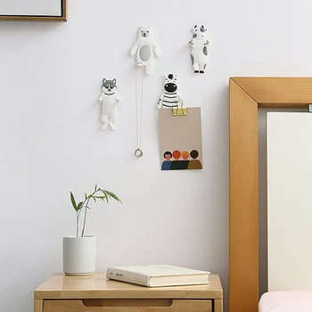 

Animal Refrigerator Hook Key Wall Hook Holder Removable Kitchen Hooks Home Decor Key Holder Wall Can Washed Holder Wall Hook