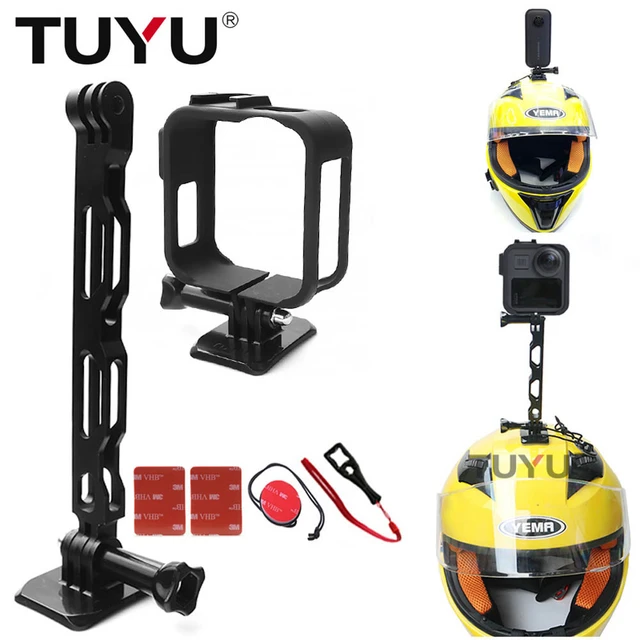 TUYU – support de casque de moto avec caméra panoramique pour