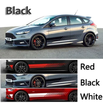 

Waterproof Car Stickers Decor Door Long Stripe Vinyl 2.1M/6.9ft Racing