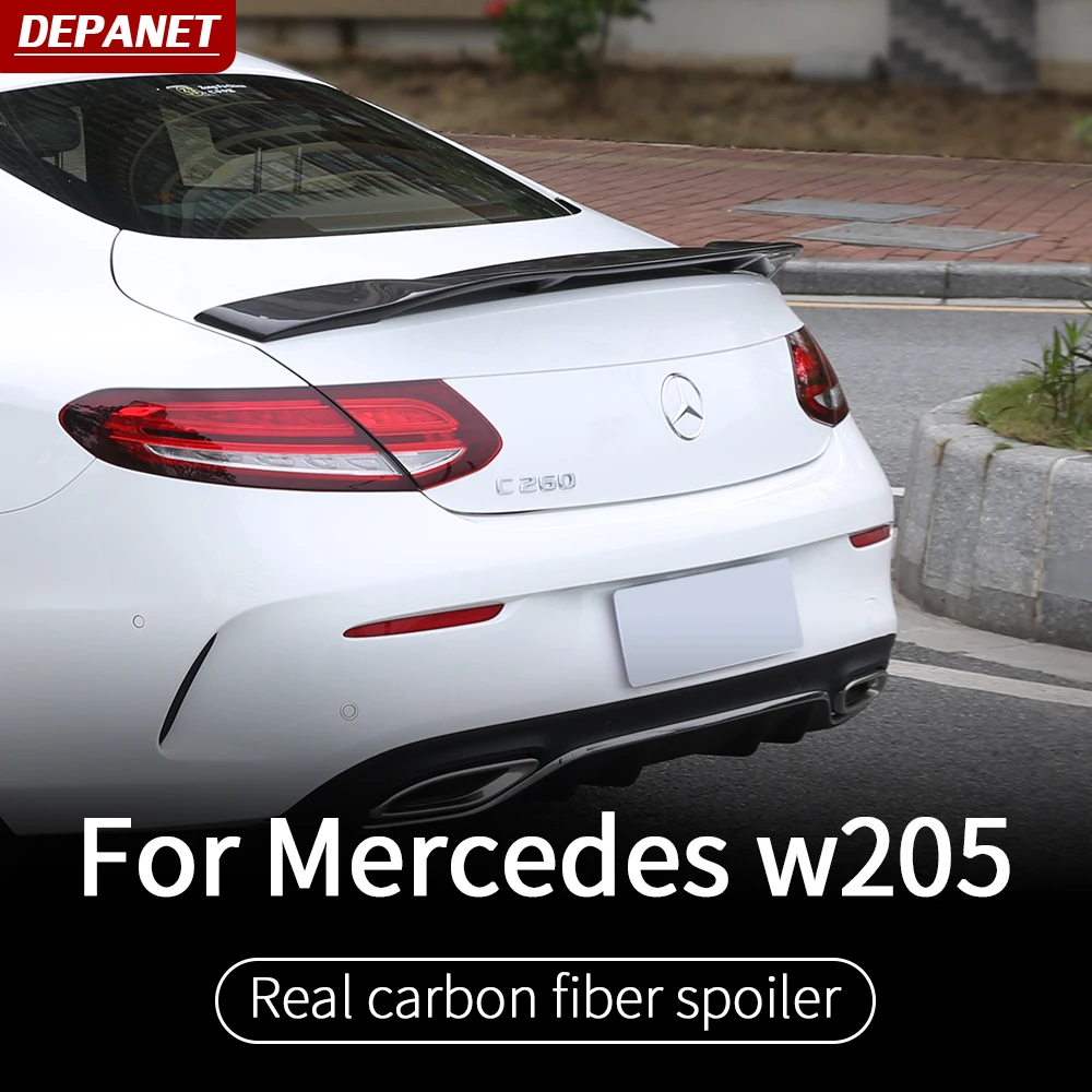 Спойлер из углеродного волокна для Mercedes C w205 amg coupe mercedes углеродное волокно/c class