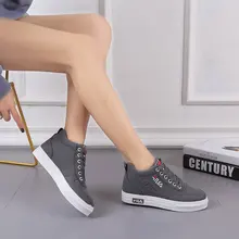 ; импортные товары; сезон весна-осень; женская Стильная универсальная резиновая обувь в Корейском стиле; кроссовки на плоской подошве; повседневная обувь