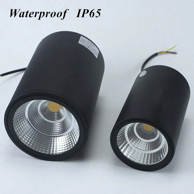 Waterproof Ip65 Round high power led ceiling lamp surface mounted 7W 12w 20w 30w COB ceiling light AC90-265V RA>90 Waterproof Ip65 Round high power led ceiling lamp surface mounted 7W 12w 20w 30w COB ceiling light AC90-265V RA>90