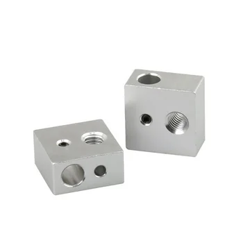 

4 Pcs Metal Heating Block Aluminum Heater for Makerbot MK7 MK8 3D Printer Extruder Hot End KQS8