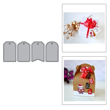 

2020 New Tag Metal Cutting Dies For DIY Embossing Cut Paper Making Label Decoration Greeting Card Album Scrapbooking No Stamps