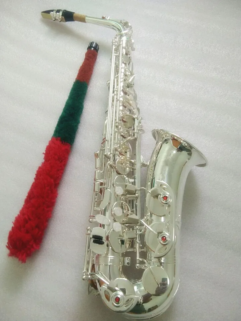 Саксофон альт инструмент высокого качества новый серебряный Mark VI Sax латунный и