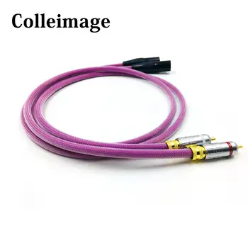 

Colleimage Pair HIFI RCA To 2 XLR Balanced Interconnect Cable XLR Balanced Cable 3 Pin 2 XLR Male to 2RCA Audio Cable