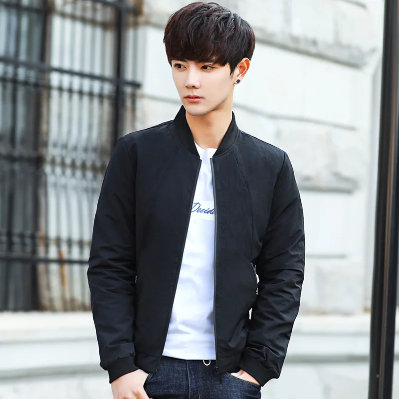 

2019 New Style MEN'S Coat Spring And Autumn Korean-style Spring Clothing Trend Baseball Uniform Men's Summer Cool Jacket Men'S W