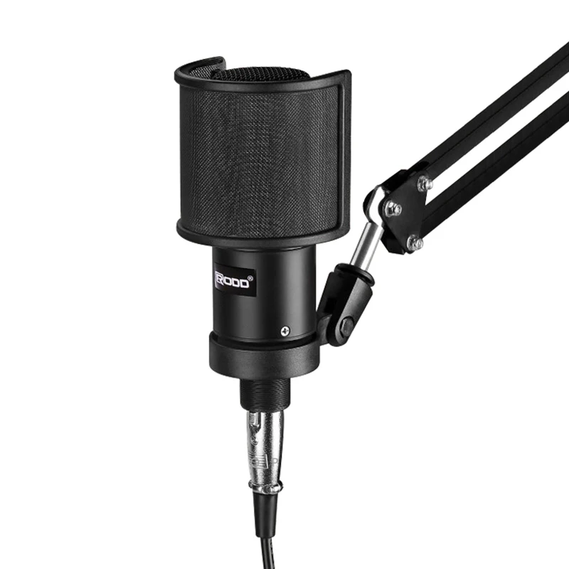 

Professional Condenser Microphone Cardioid for Computer Audio Studio Vocal Rrecording karaoke Microphone Phantom Power Sound Car