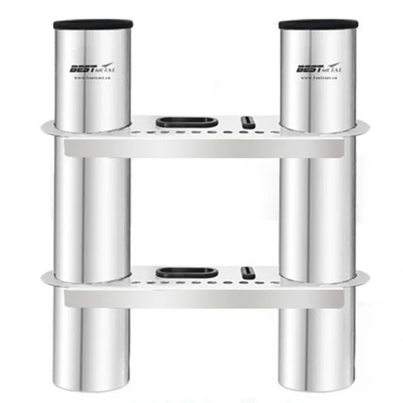 

Kayak Fishing Rod Holder 2-link Rack Marine Stainless steel Wear-resistant