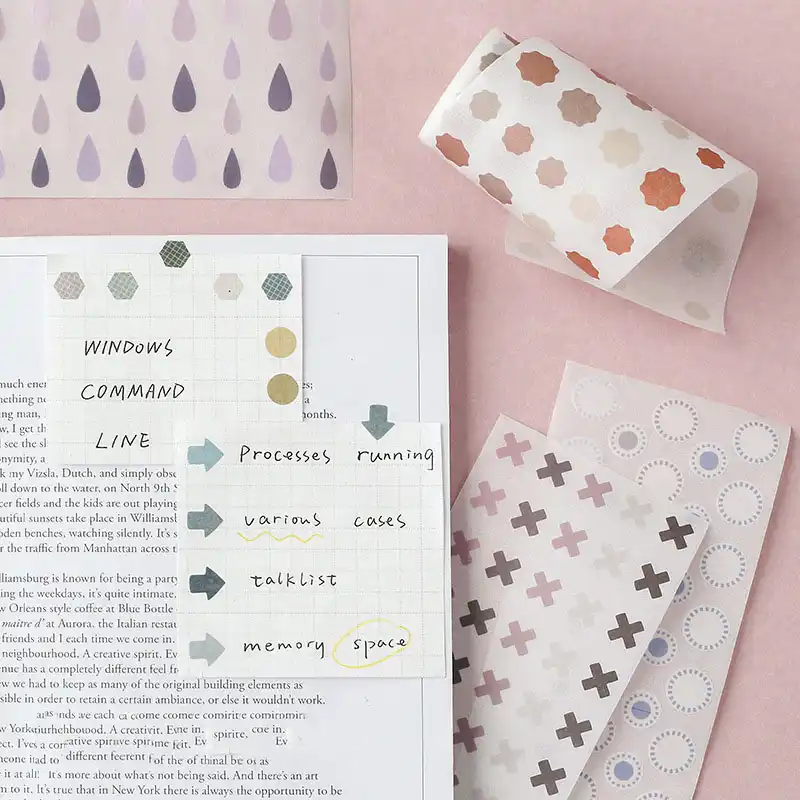 (1200) шт неправильная лента с наклейками Kawaii клейкая лента декоративная васи ленты для детей Скрапбукинг фотографии принадлежности для альб...