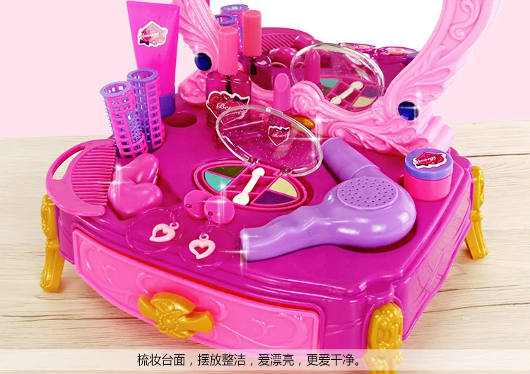 Набор игрушек детский игровой домик для девочек принцесса Косметика Северная Америка для девочек 3-56 лет система без клея