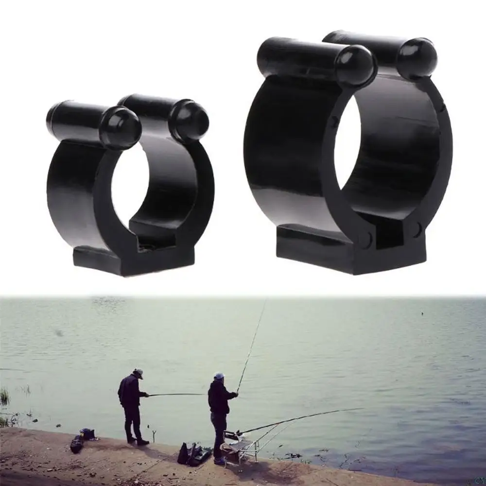 

20pcs Fishing Rod Holder Fishing Pole Rod Clips Plastic Pool Cues Exhibition Clips Fishing Tool Fishing Rod Accessories
