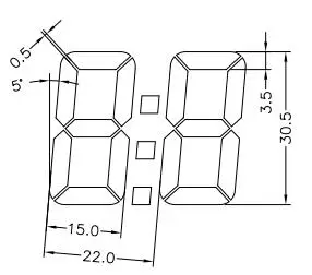 100PIN TN положительный 6-знака после запятой сегмент ЖК-дисплей Панель 5V белый/желтый и зеленый цвета/синий Подсветка цифровой Дисплей код времени ЖК-дисплей Экран