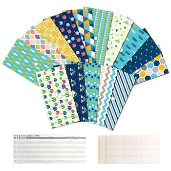 

15 Pack Budget Envelopes Waterproof Money Cash Envelopes Reusable Envelopes for Budgeting and Cash Saving