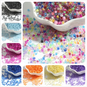 

1000Pcs 2/3/4mm Color Luster Austria Crystal Round Hole Beads Super Small Czech Glass Seed Spacer Beads For DIY Jewelry Making