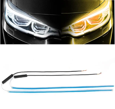 Luces De Circulación LED DRL para coche, para Renault, Megan, Modus, Clio, Modus, Kangoo, Logan, Sandero, 2 uds.|Pegatinas para coche| - AliExpress