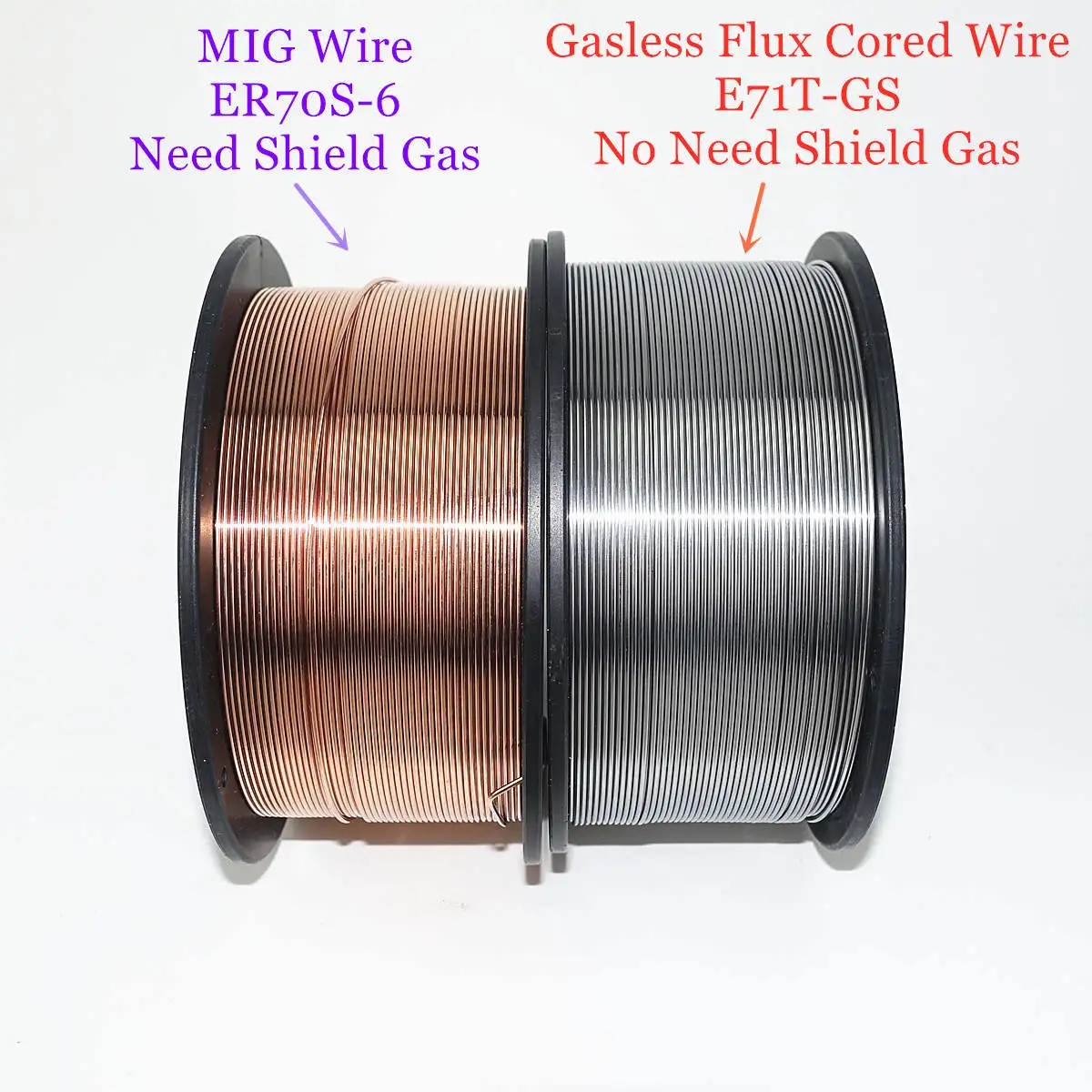 E71T-GS 0.035/0.030 In 10Lbs Gasless Flux Core Welding Wire 1.0/0.8 MM 0.035