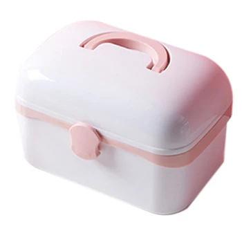 

Household Portable Medicine Boxmulti-Grid Multi-Function Plastic Storage Box Pharmacy