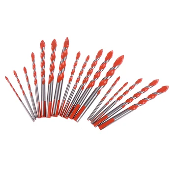 

Multifunctional Ceramic Tile Wall Drill Bits Set Anti-skid Triangle Shank Alloy Bit Hole Opener for Tile Glass Brick Wall Wood
