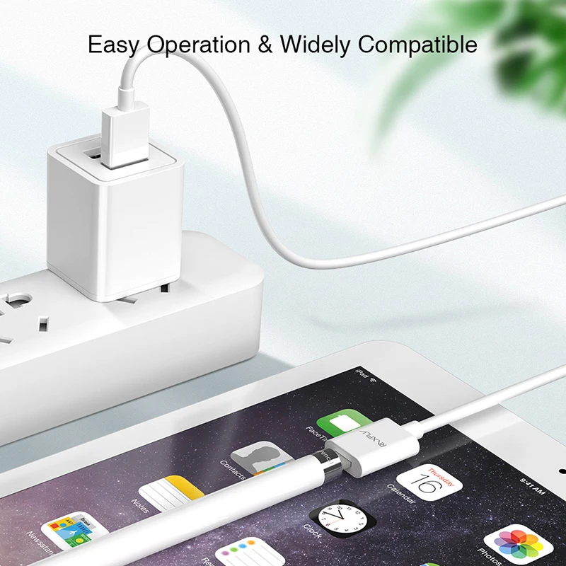 Зарядный кабель для Apple Pencil Adapter зарядный iPad Pro сенсорный стилус Удлинительный USB