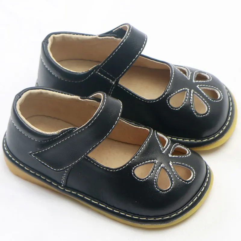 

Spring New Baby Shoe with Sound Little Girls Squeaky Casual Removable Squeaker Leather Shoes for Kids Girl Running Shoes Toddler