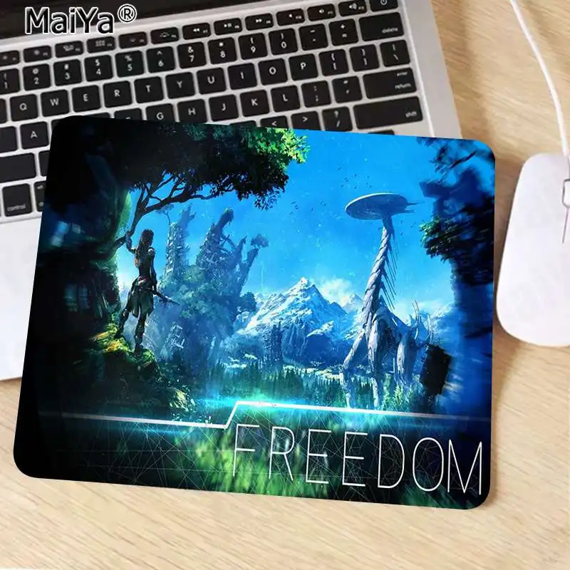 MaiYa красивый аниме Horizon Zero Dawn ноутбук компьютерный коврик для мыши Гладкий коврик для письма настольные компьютеры мат игровой коврик для мыши - Цвет: No Lock Edge25x29cm