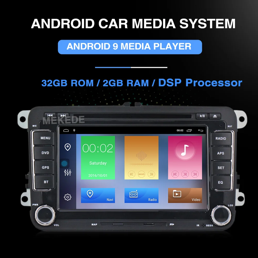 Top MEKEDE Car Multimedia player Android 9 DSP car DVD player For Mazda3 Mazda 3 2004-2009 32G ROM GPS navigation radio stereo WIFI 9