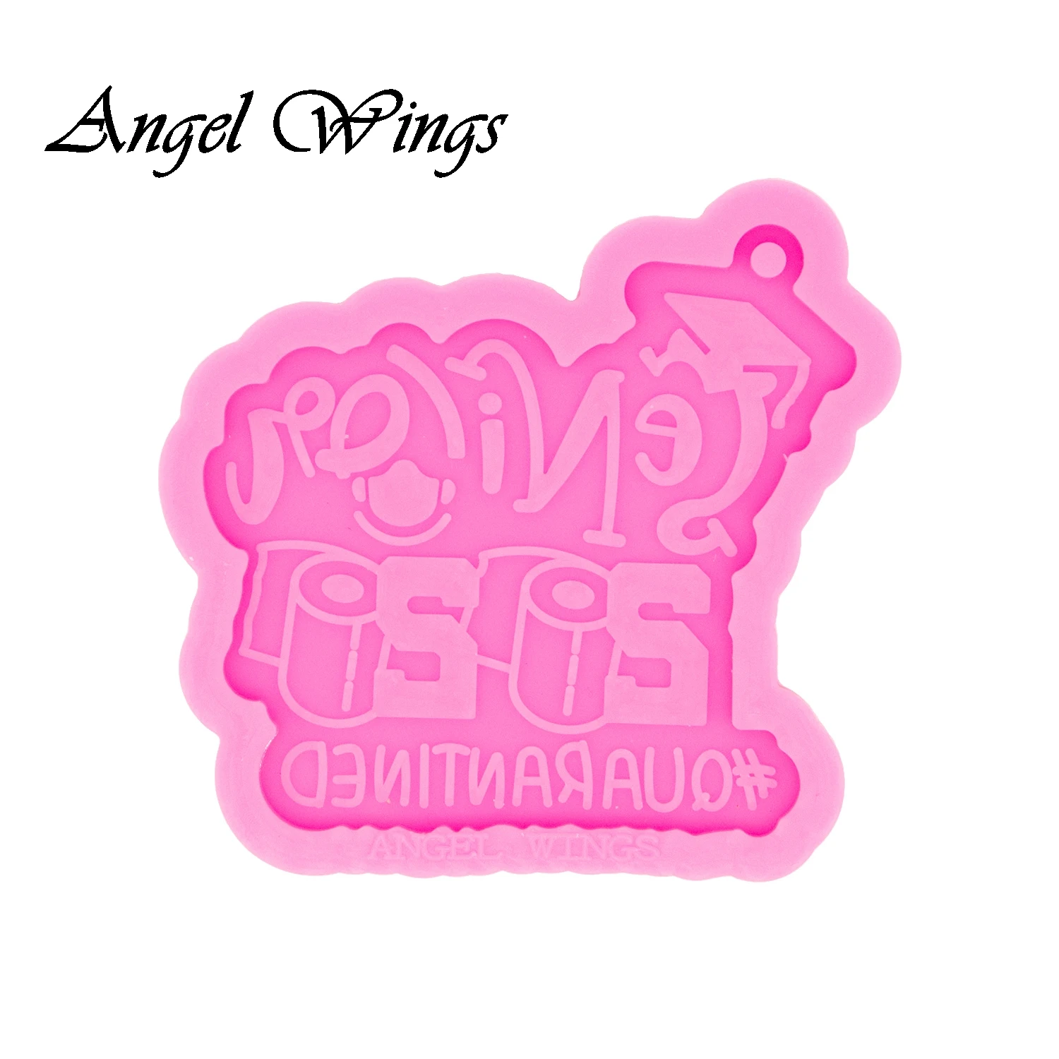 Toilet Paper Keychains Silicone Molds Diy Quarantine Necklace Jewelry