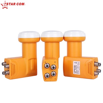

STARCOM Universal LNB For Satellite TV Receiver Low Noise Figure 0.1dB HD Digital KU BAND Universal Quad LNB Dish TV