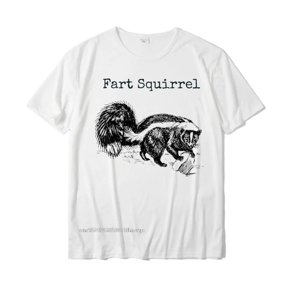 comfortable T Shirts Short Sleeve Leisure Retro Men's NEW YEAR DAY Tops Shirts Leisure Top T-shirts Round Collar 100% Cotton Funny Fart Squirrel Skunk Wrong Animal Name Stupid Gag Joke T-Shirt__71.Funny Fart Squirrel Skunk Wrong Animal Name Stupid Gag Joke T-Shirt  71 white.