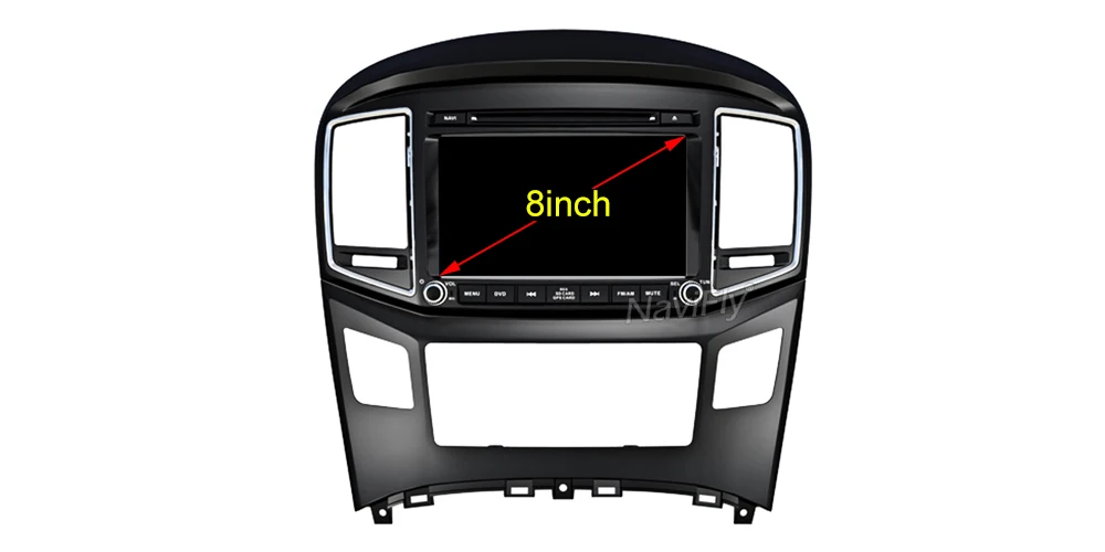 Discount NaviFly 8Core Android9.0 Car Multimedia player radio for Hyundai H1 2016 with BT wifi ipod gps navigator DVD DVR view camera 18