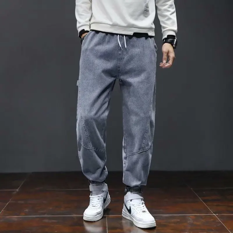 Joggers Men denim Cargo Pant Casual Men Clothing Elastic Waist Men Pants Fashion Mens Jeans Pants Hip Hop Streetwear 6 H889b3912c02c4a36bcac6bca9af6d7cbg