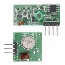 433Mhz RF sans fil émetteur Module et récepteur Kit 5V DC 433MHZ sans fil pour Arduino framboise Pi/bras/MCU WL Kit de bricolage(China)