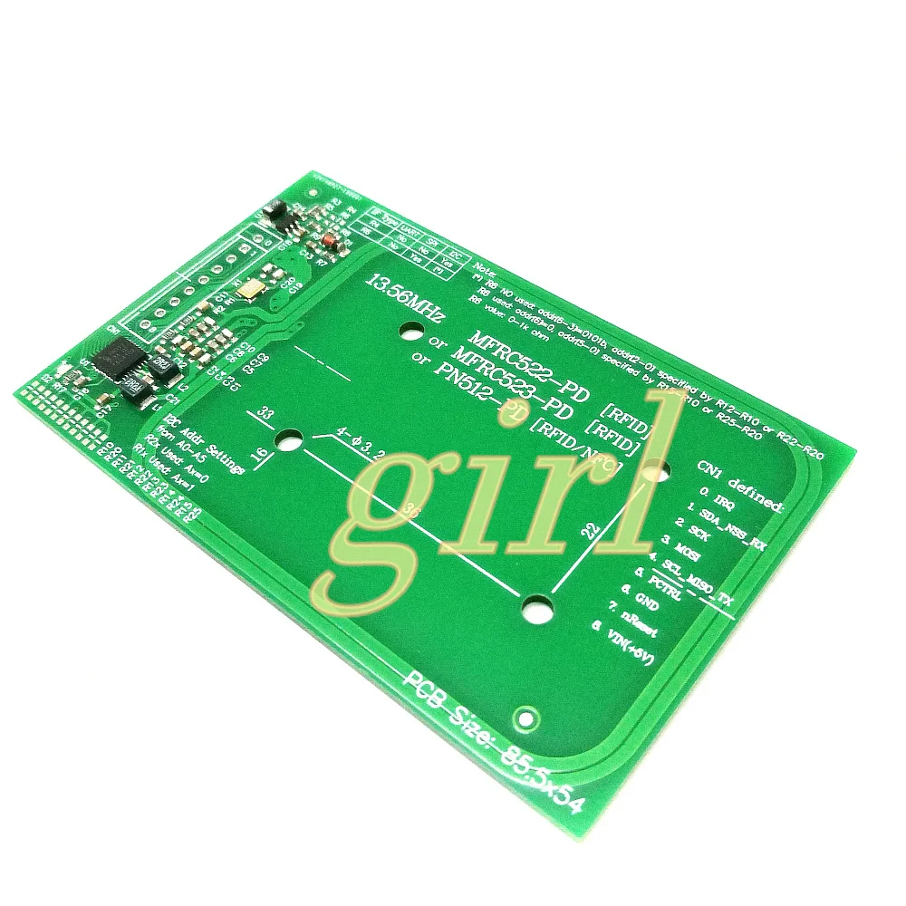 PN512 Модуль RFID/NFC чтение и запись модуль совместим с MFRC522/523 дальность 70 мм.|Крышки
