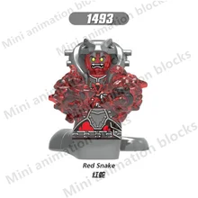  8PCS Building block toy X0285 Warcraft hell roar Queen of the blade Ashe Penson small particles puzzle children's toy assembly 