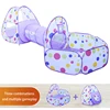 IMBABY Children's Tent 3 In 1 Toy Tent&Baby Balls Pool&Crawling Tunnel Foldable Tipi Tent Baby Playpen Outdoor Toys for Children 3