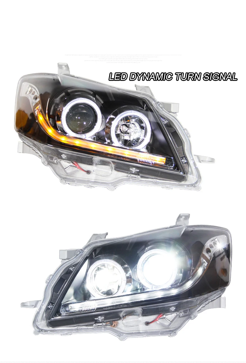 Чехол для автомобиля для Toyota Camry фары 2007-2011Camry светодиодный фонарь DRL Объектив двойной луч H7 HID Xenon bi xenon объектив