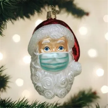 

Personalized Santa Claus Christmas Pendant Drop Ornaments 2020 Christmas Holiday Decorations New Year's Eve Decorations