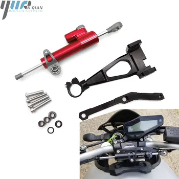 

Adjustable Motorcycle CNC Steering Stabilize Damper Bracket Mounting kit Anti-vibration support FOR YAMAHA FZ09 FZ 09 2013-2018